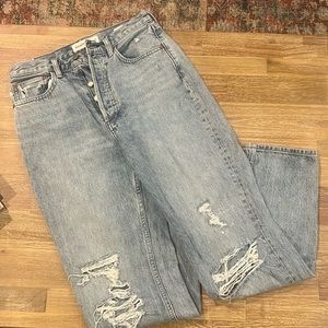 DENIM FORUM BF High Rise Loose Jeans